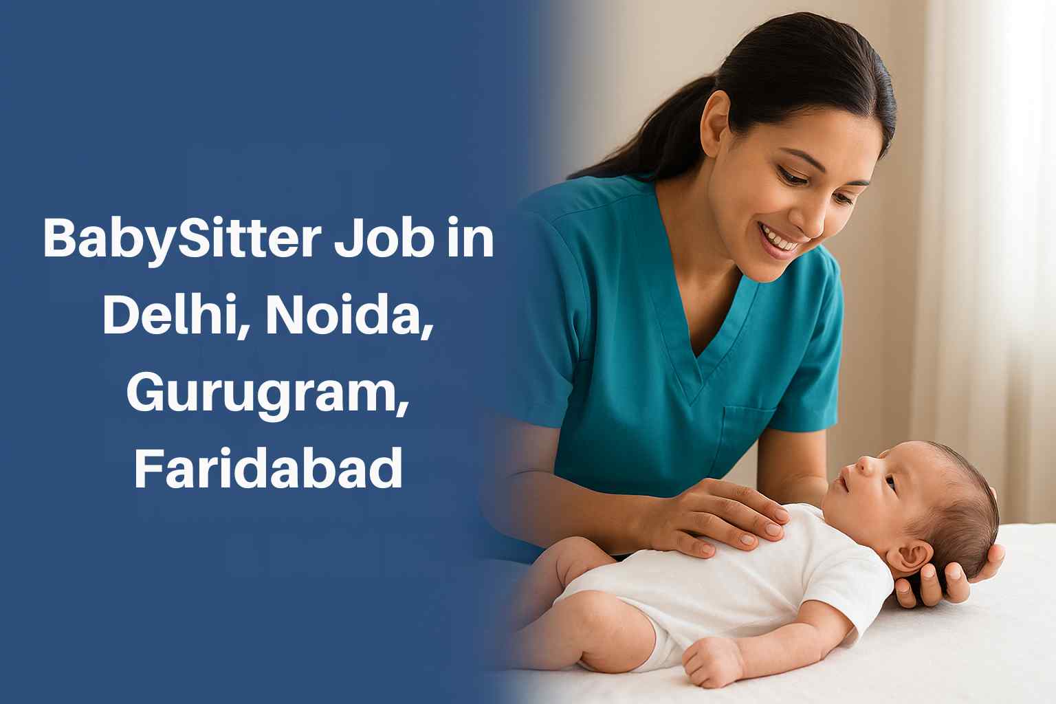 Babysitter Jobs in Delhi, Noida, Gurugram, and Faridabad: Build a Rewarding Career in Childcare