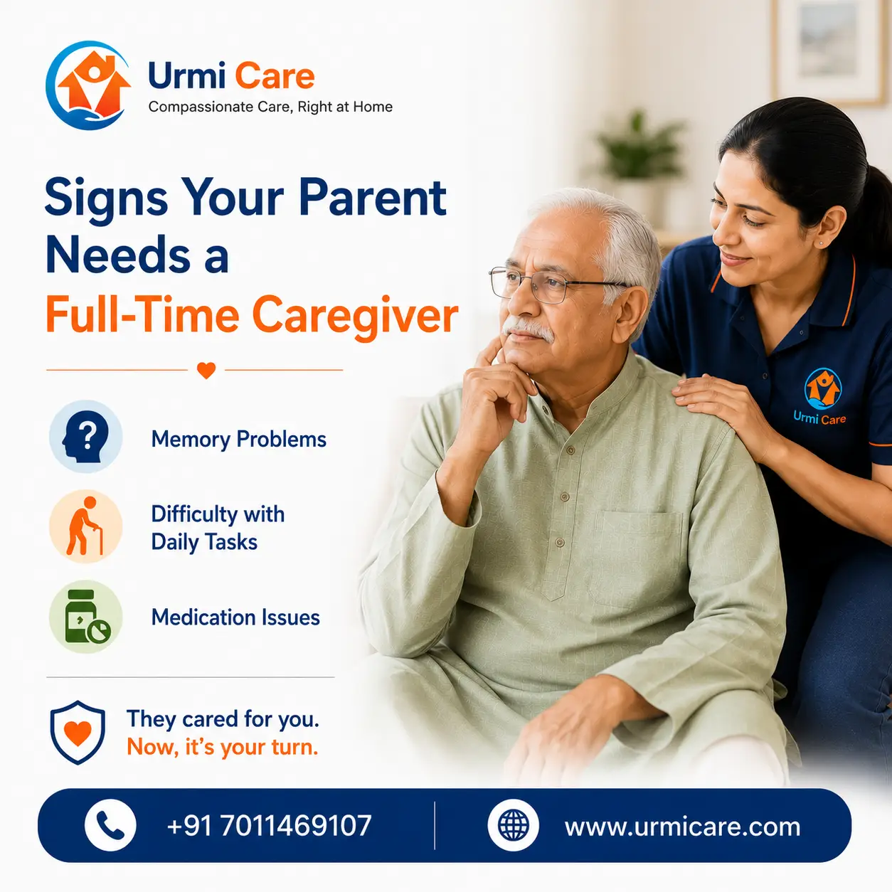 Signs Your Parent Needs a Full-Time Caregiver